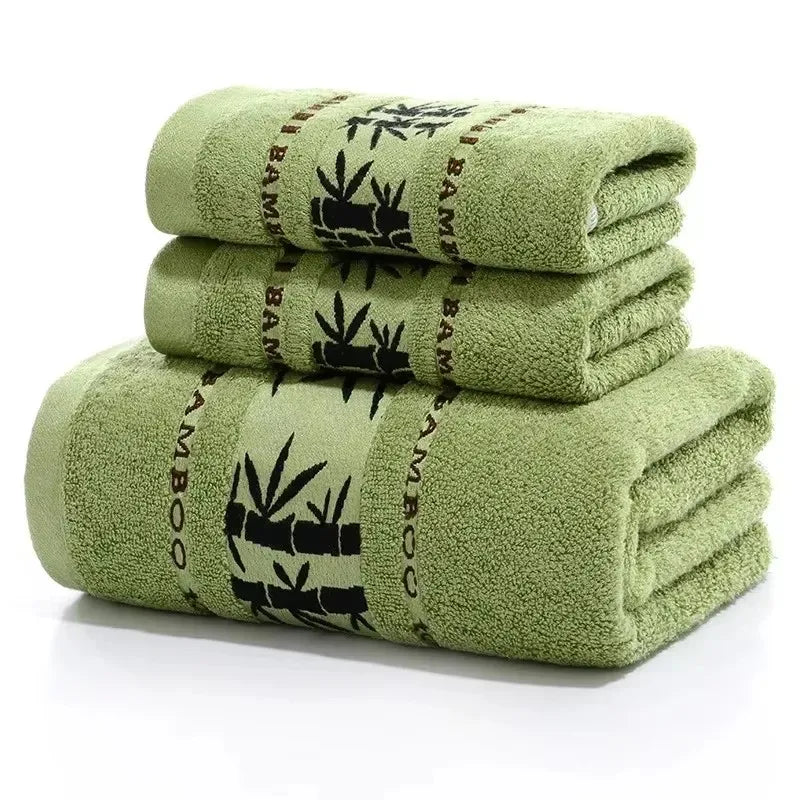 Bamboo Fiber Baby Bath Towel Set – Ultra Soft, 3-Piece Eco Luxury