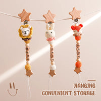 Wooden Personalized Baby Pacifier Clip – BPA Free, Teething Gift